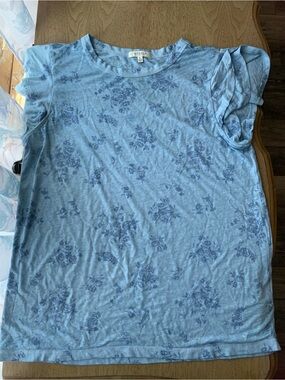Blue Floral T-Shirt